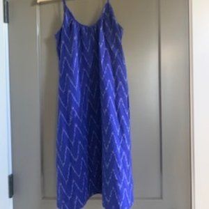 Blue Smock Dress Madewell XXS